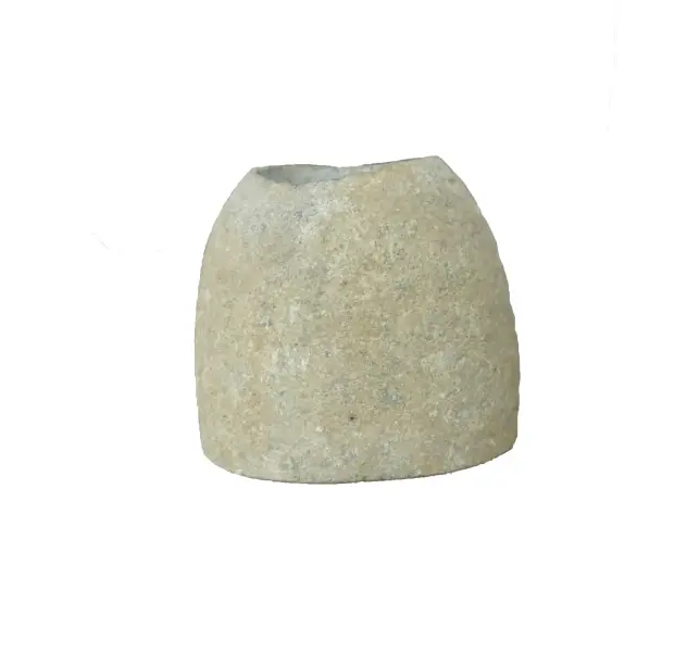 Product image 2 of the product “T-light Holder, from Riverstone, small ball, flat under ”